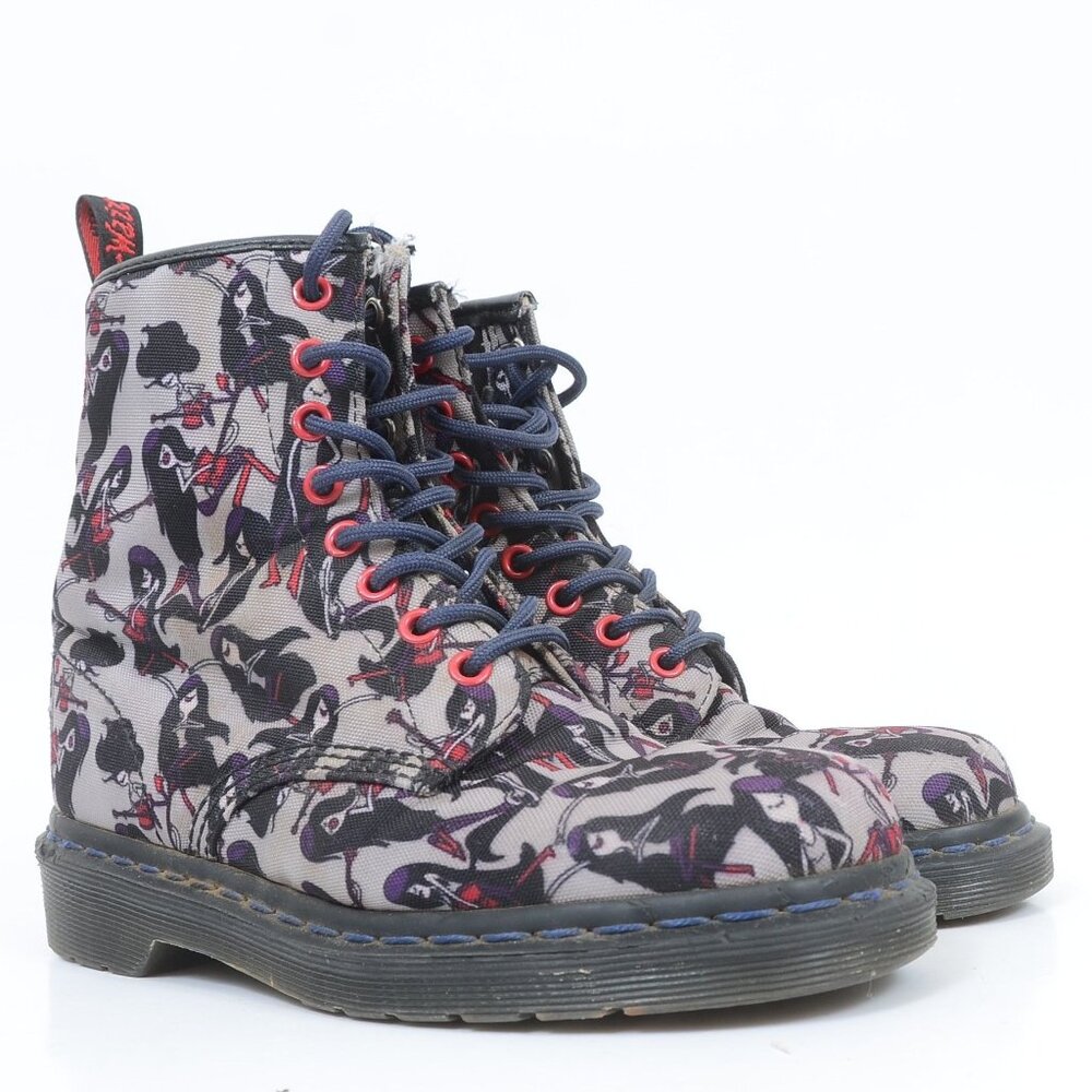 Dr Martens 1460 8i Marceline the Vampire Adventure Time Canvas Boots Women's 6
